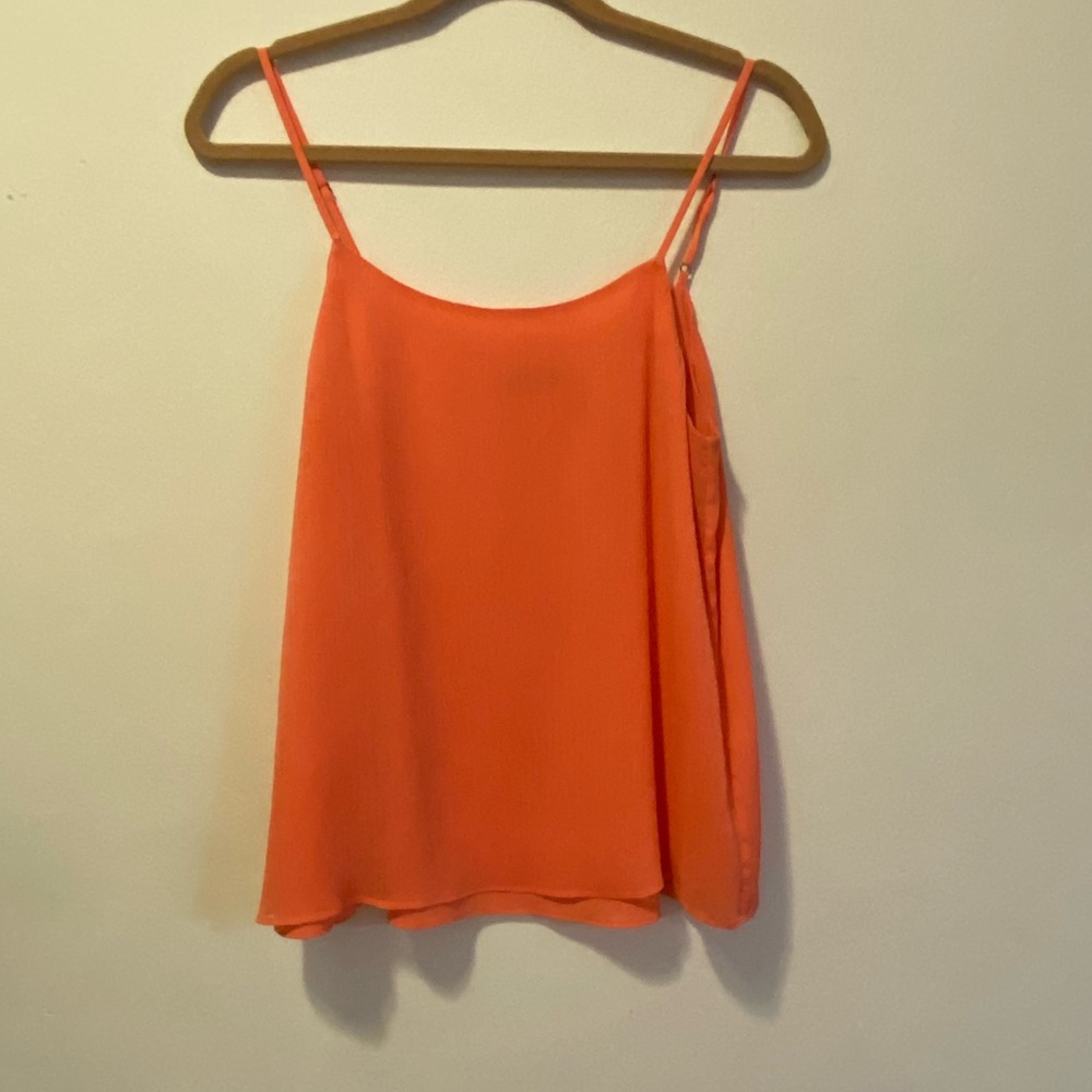 Alice and Olivia coral blouse